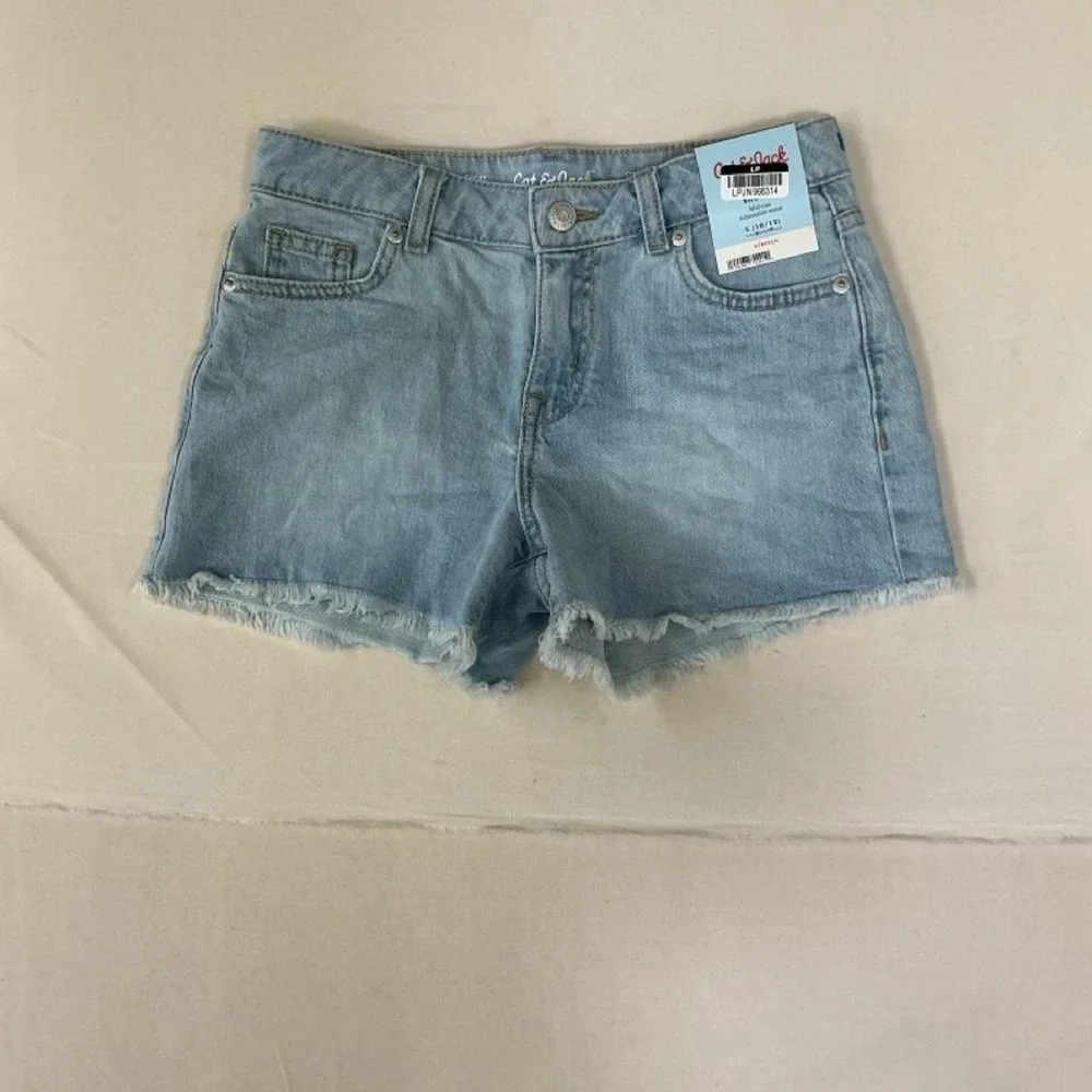 Light wash denim shorts by Cat & Jack